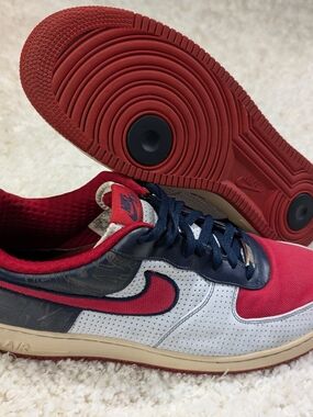 Nike AF1 - Red White And Blue